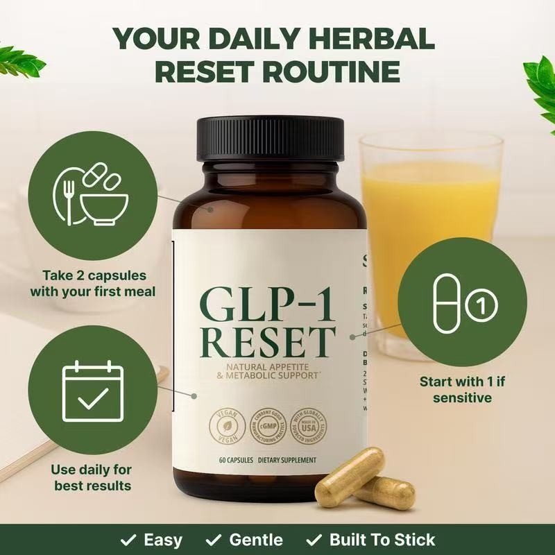 GLP-1 Reset – Natural Appetite & Metabolic Support Capsules