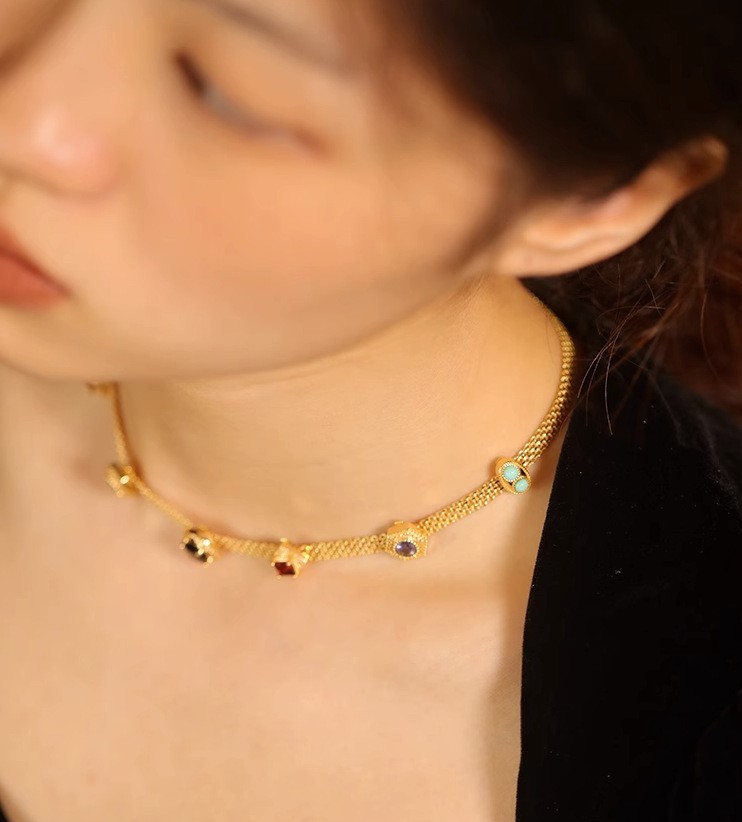 Vintage Retro Copper Necklace