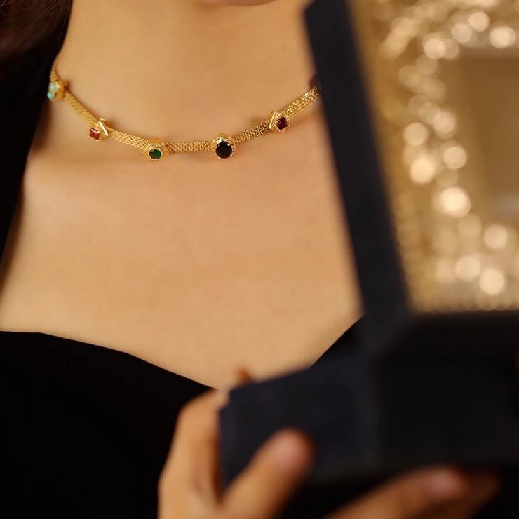 Vintage Retro Copper Necklace