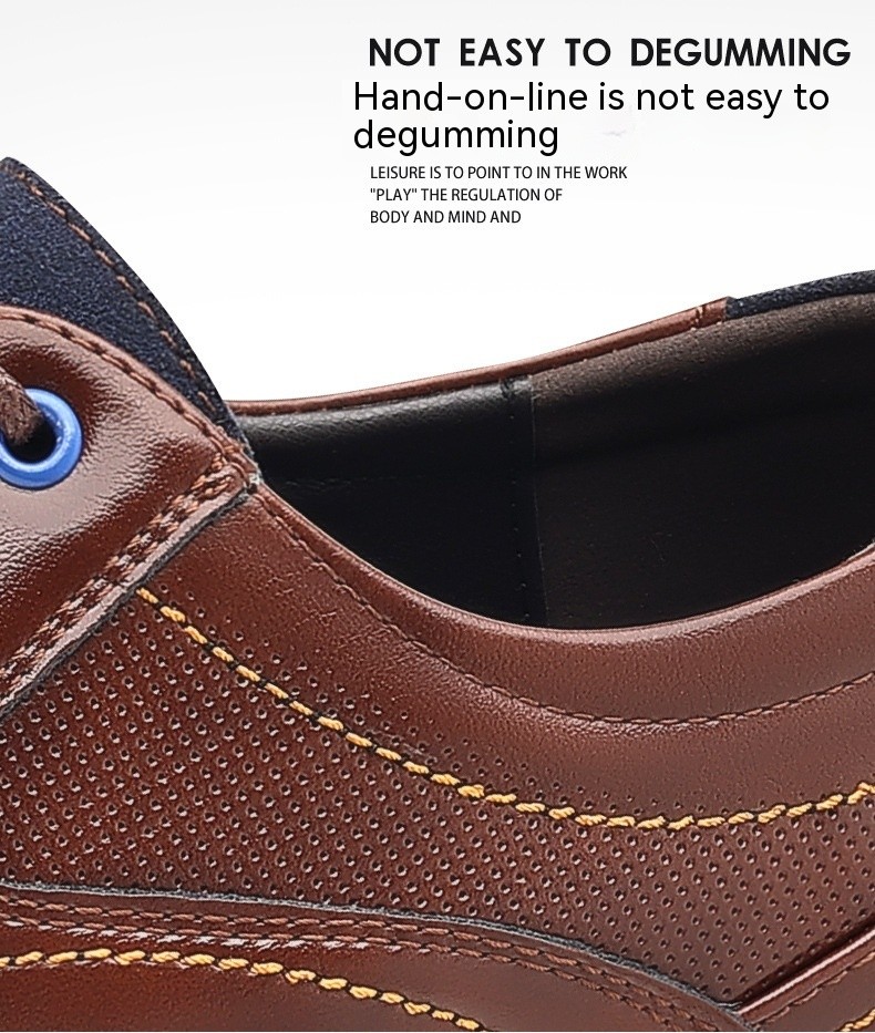 Men Leather Casual Shoes