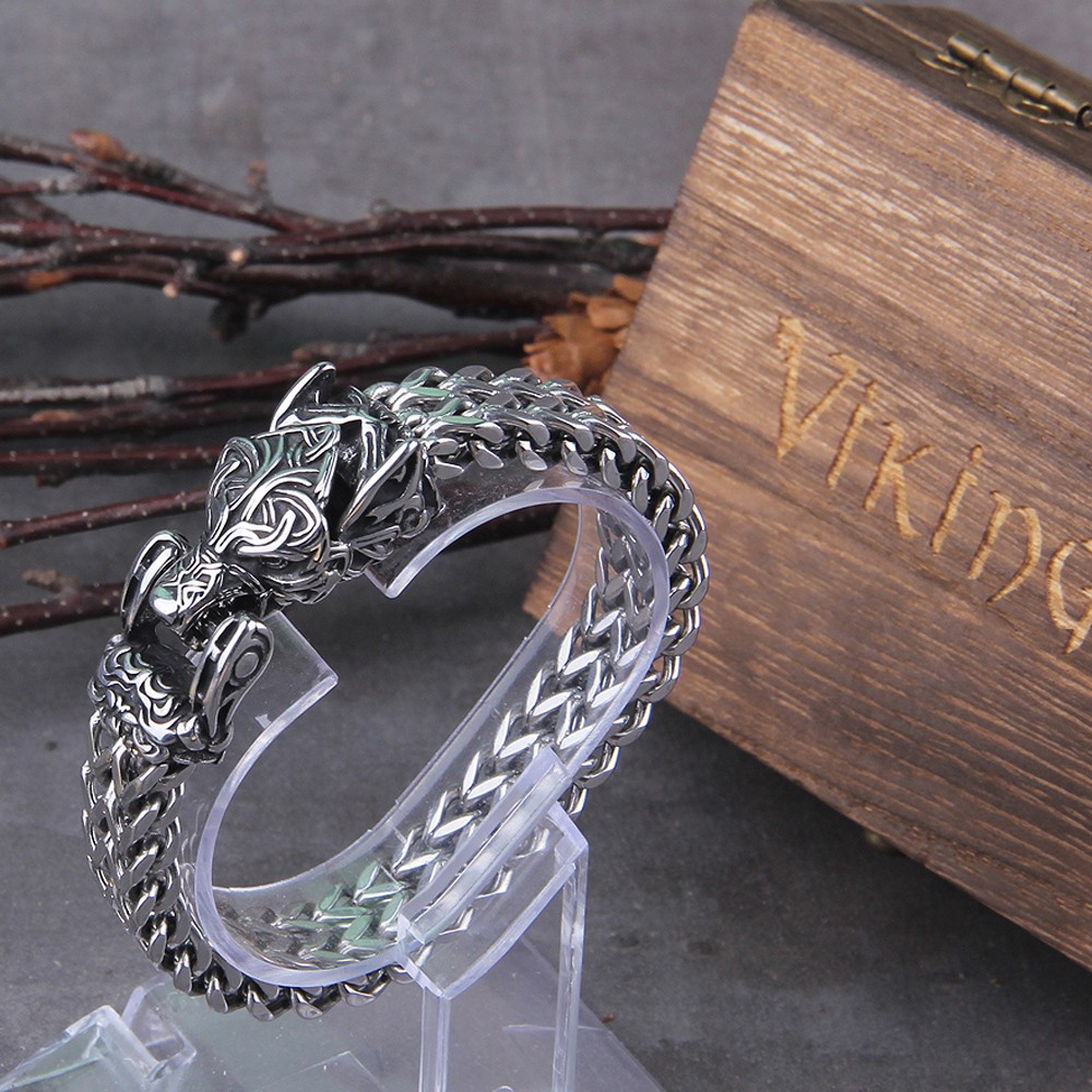 The Midgard Serpent – Stainless Steel Bracelet
