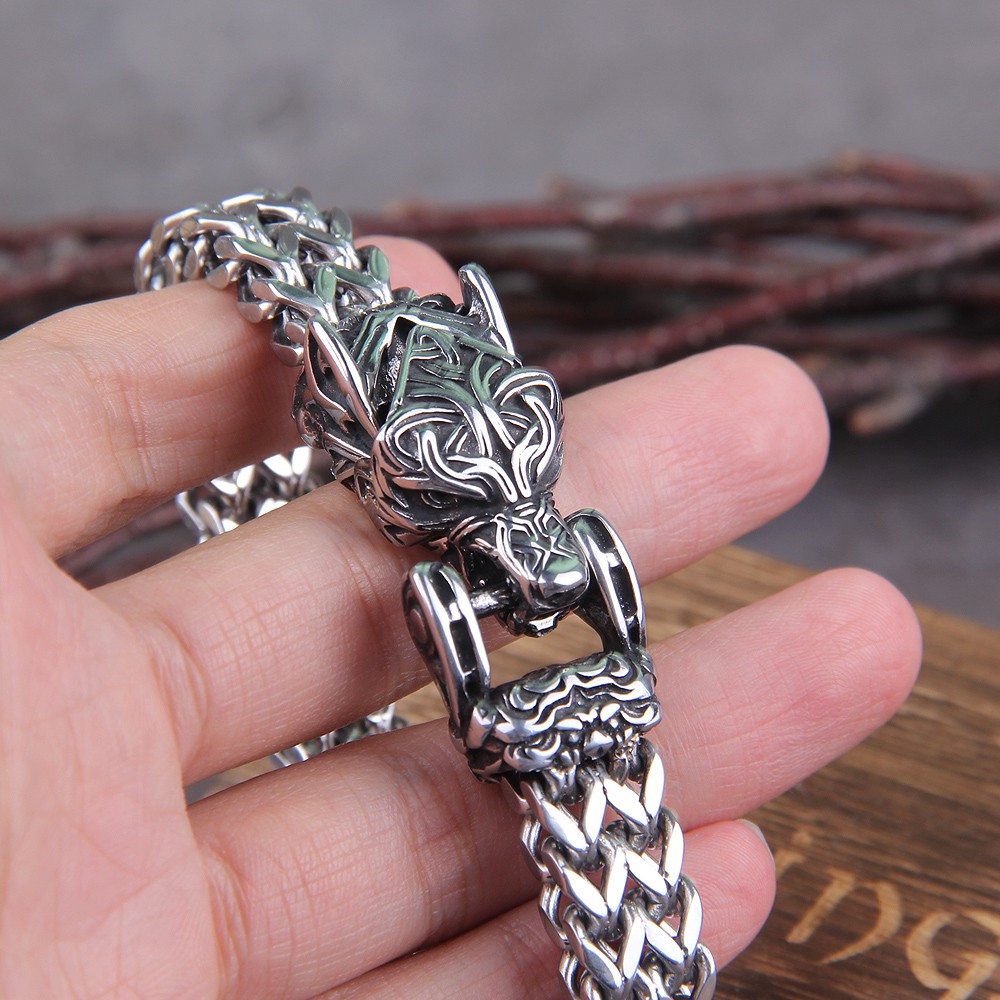 The Midgard Serpent – Stainless Steel Bracelet