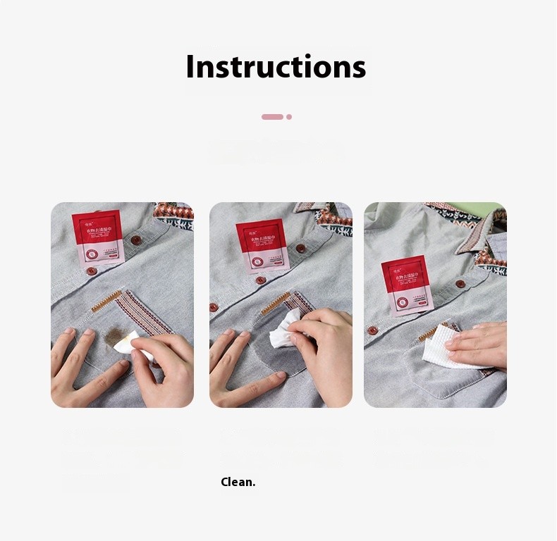 Stain Removal Wet Wipes