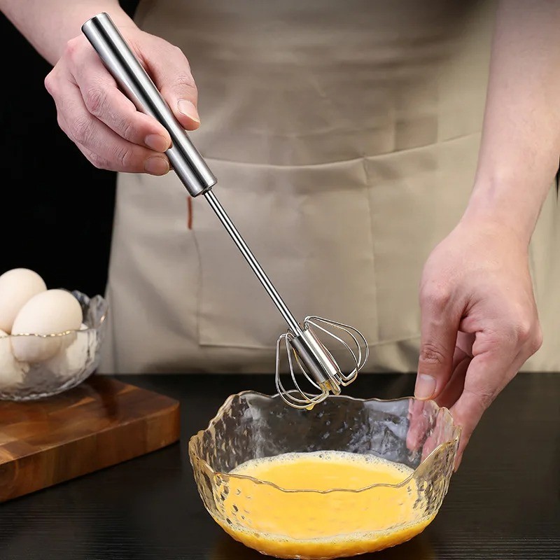 Stainless Steel Semi-Automatic Whisk