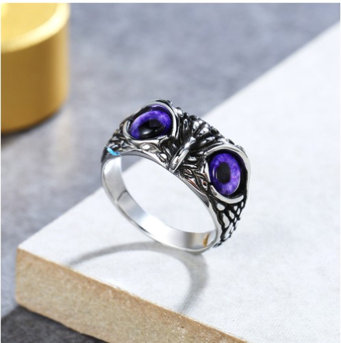 Demon Eye Owl Ring