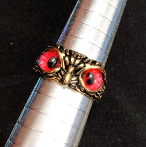 Demon Eye Owl Ring