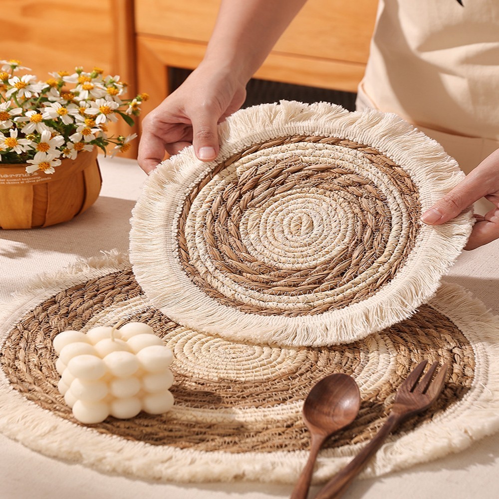 Tassel Grass Dining Table Mat