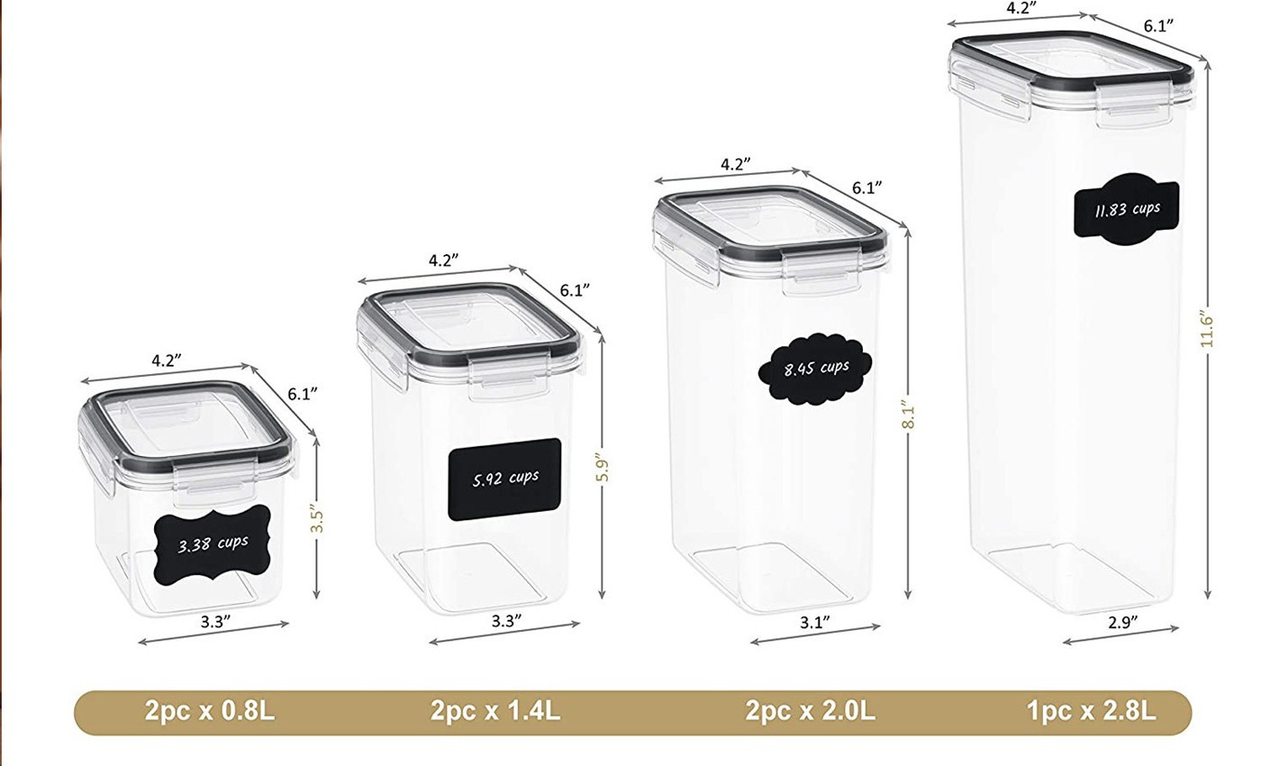 24 Pcs Set Kitchen Storage