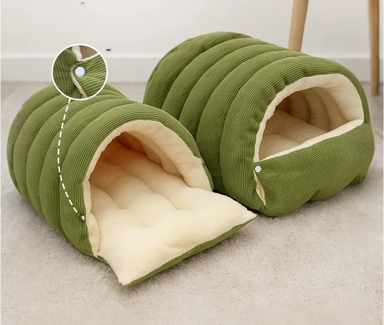 🐈Removable and Washable Winter Closed-off Cat Bed💝