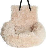 Pet Car Bed – Travel Safety & Comfort Seat for Dogs & Cats