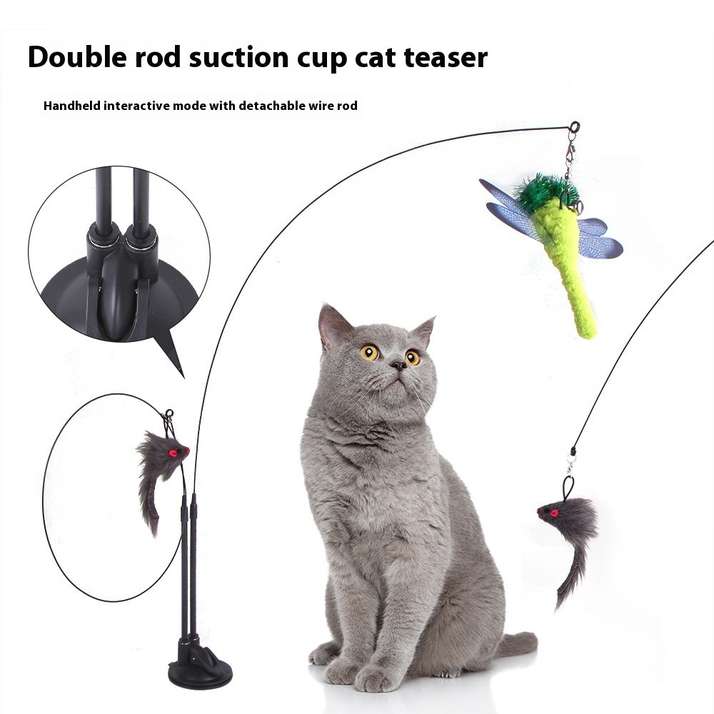 Interactive Bird Simulation Cat Toy Set