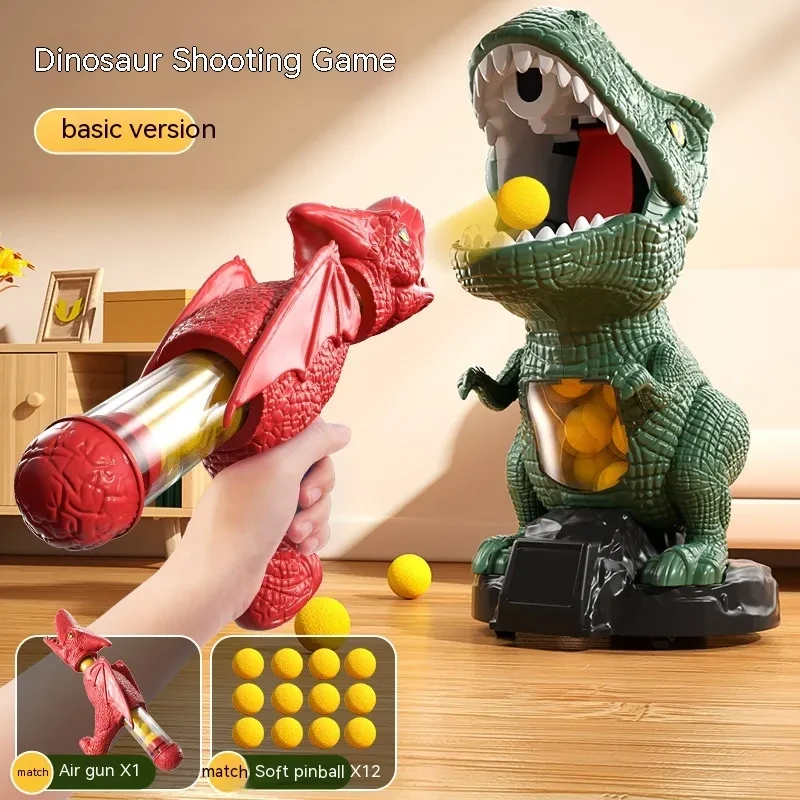 Foam Ball Blaster with Dino Target