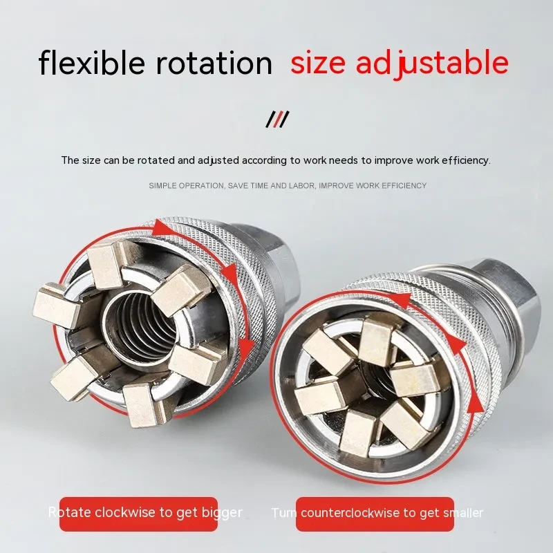 Universal Self‑Adjusting Socket Wrench Set