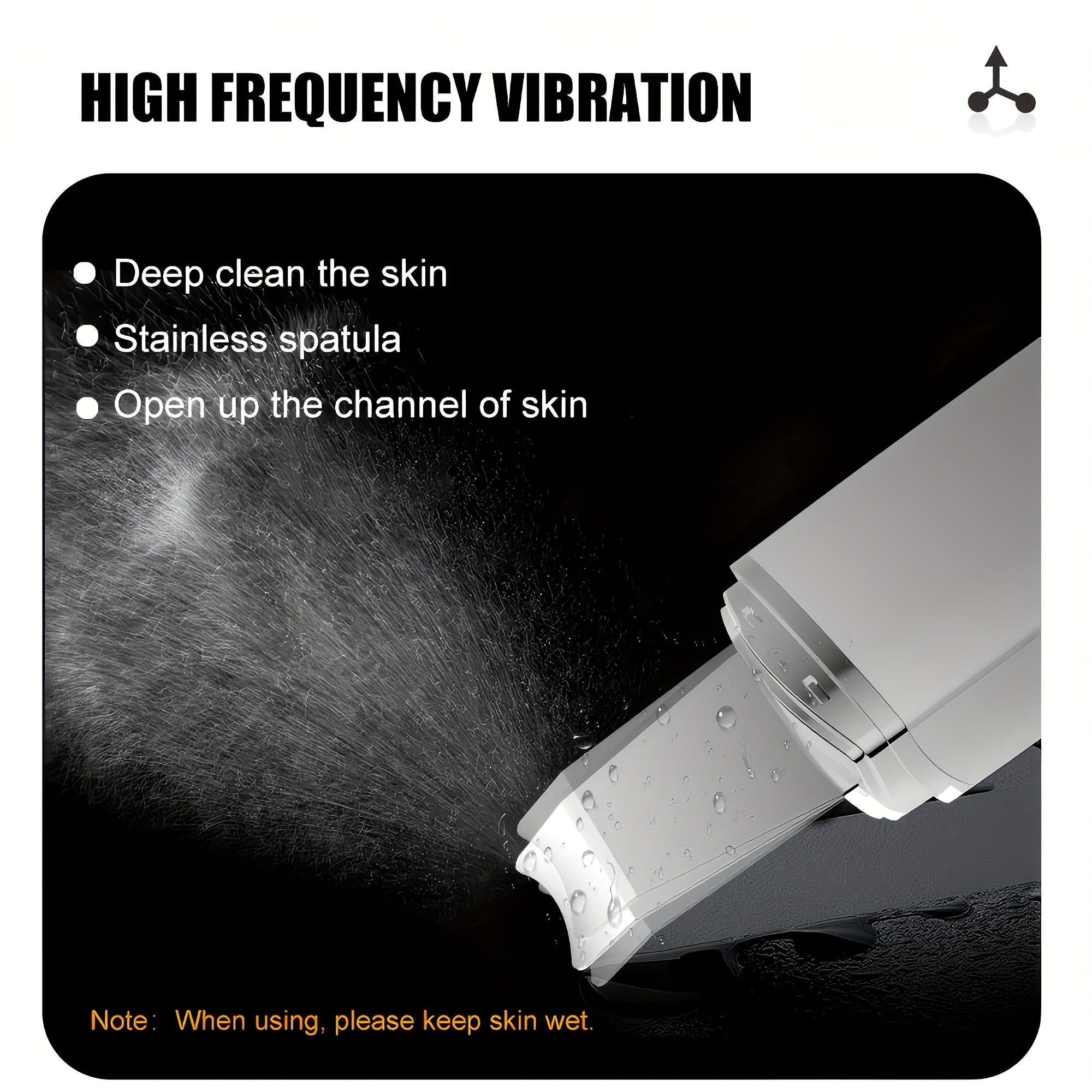 Ultrasonic Skin Scrubber – Deep Cleansing & Enhanced Skincare Absorption