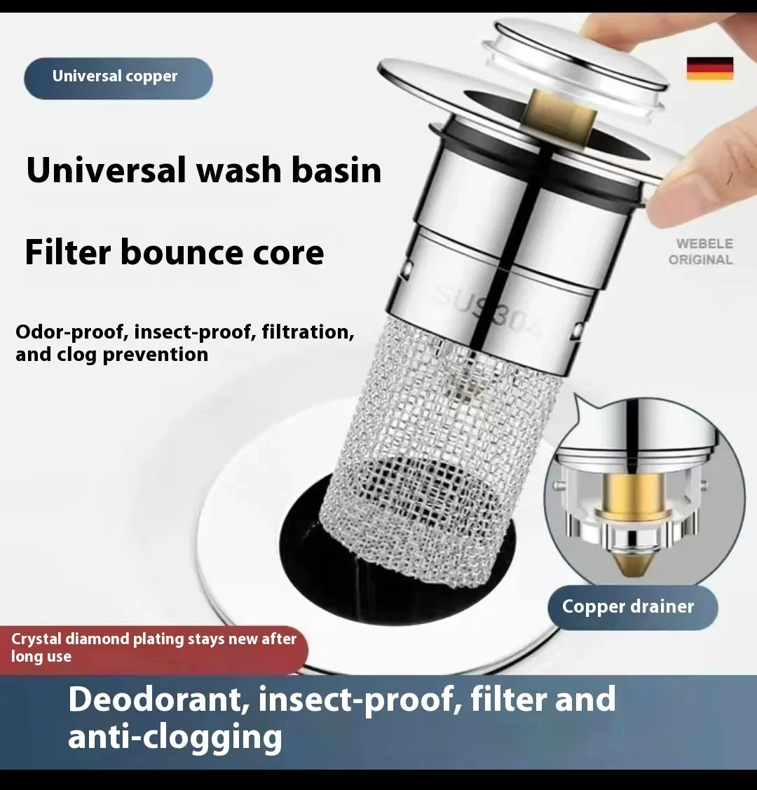 Stainless Steel Drain Strainer