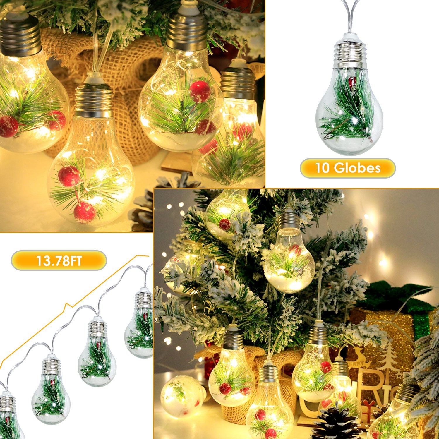 Christmas Vintage Decor String Light