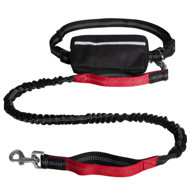 Hands Free Dog Leash with Zipper Pouch