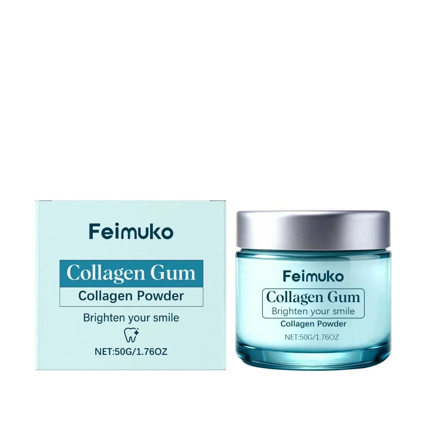 Feimuko Collagen Gum – Collagen Powder Brighten Your Smile