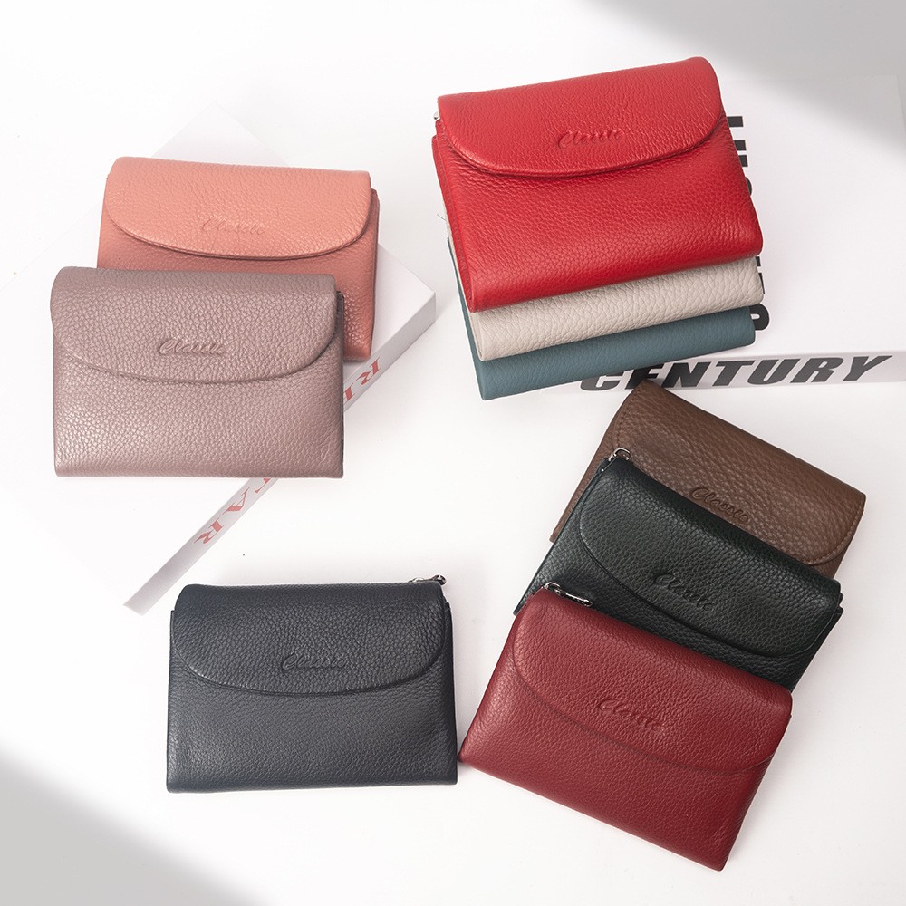 Unisex Pebble Leather Wallet