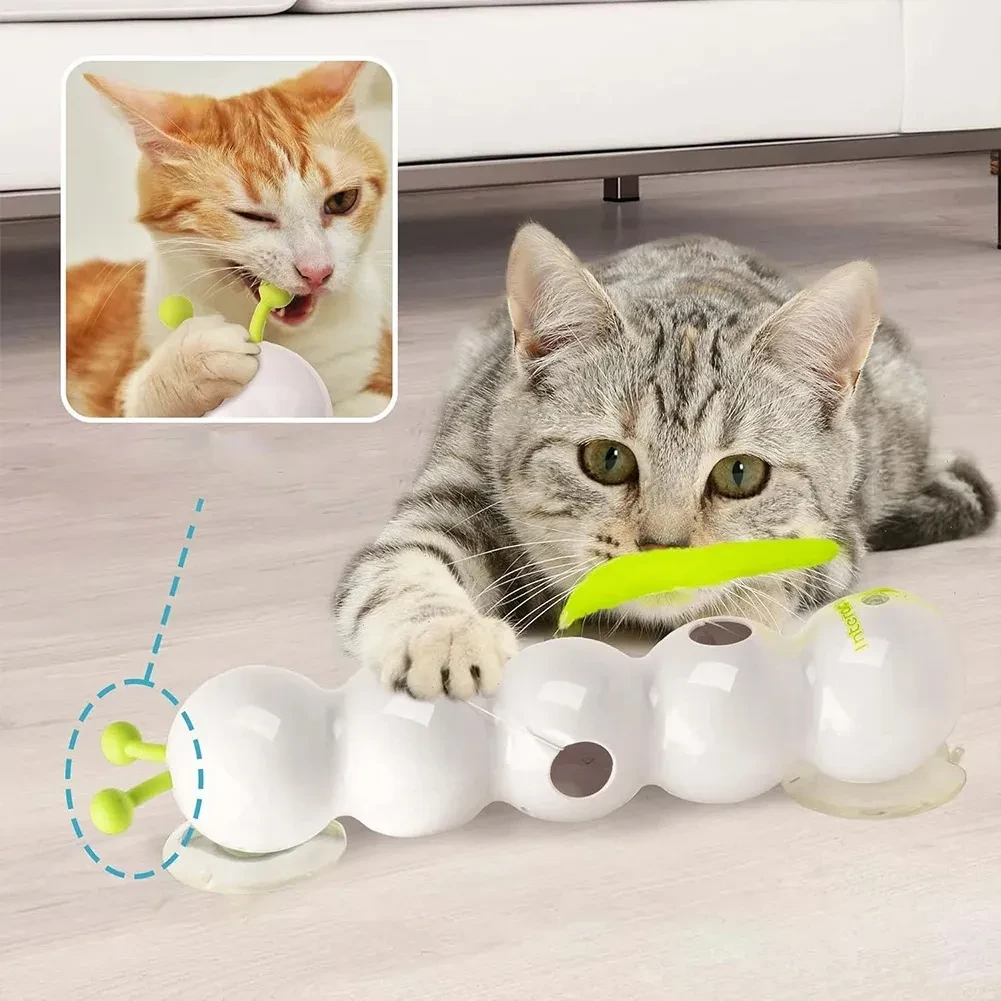 Whirlie Smart Motion Cat Toy with Worm Design