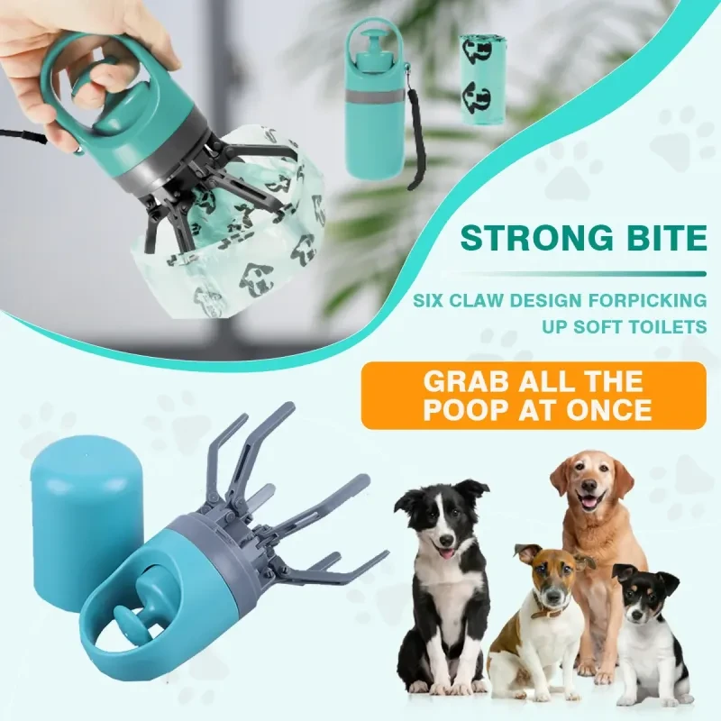 🎁Portable Poop Scooper with Bags🐕