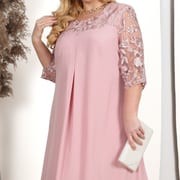Sheer Breeze Layered Lace Dress