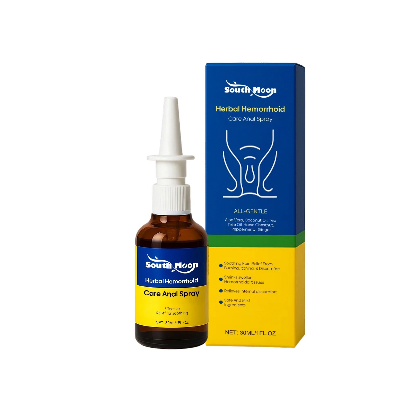 South Moon Herbal Hemorrhoid Care Anal Spray