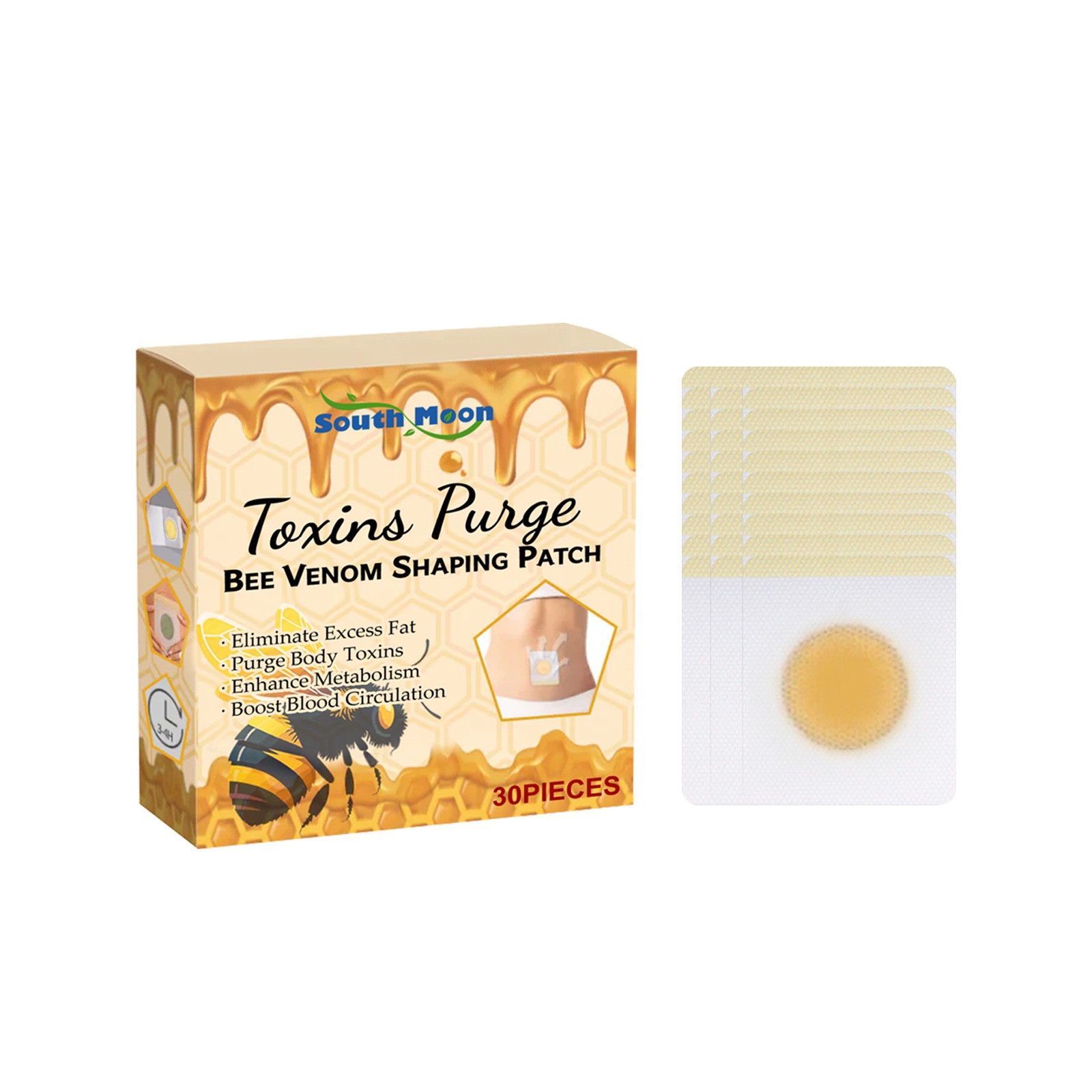 South Moon Toxins Purge Bee Venom Shaping Patch