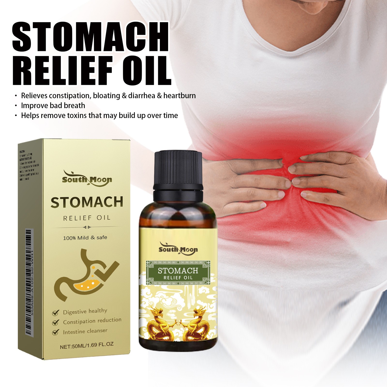 South Moon Stomach Relief Oil