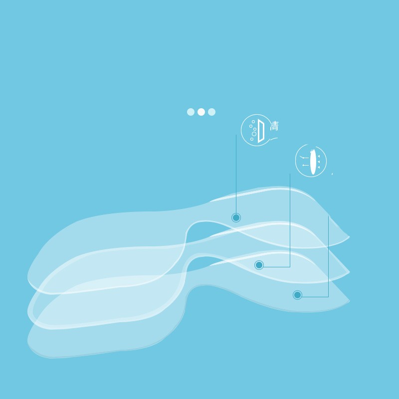 HD children's large frame waterproof and anti-fog swimming goggles