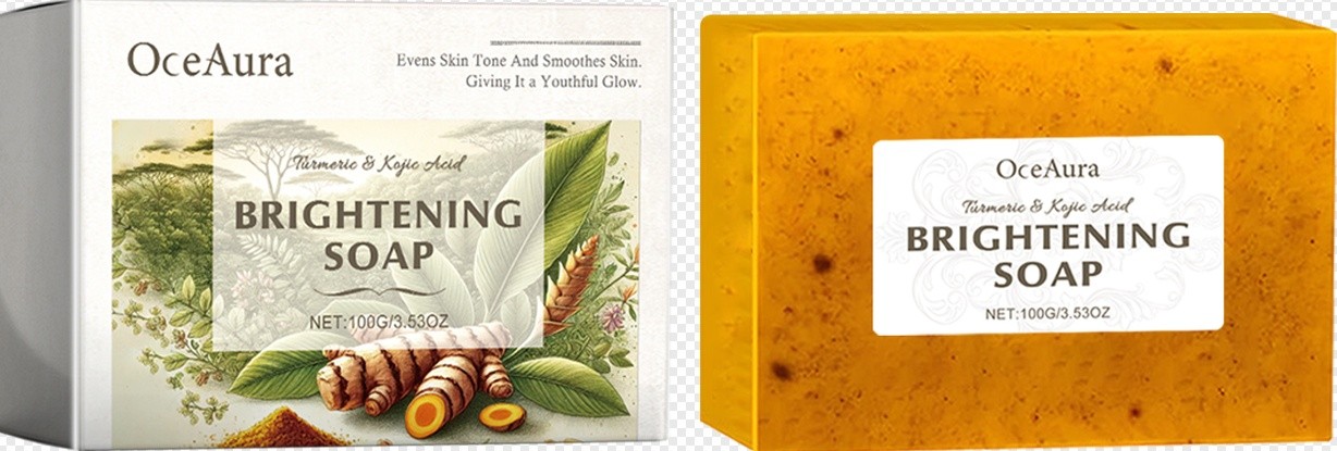 Lemon turmeric & kojic acid brightening soap