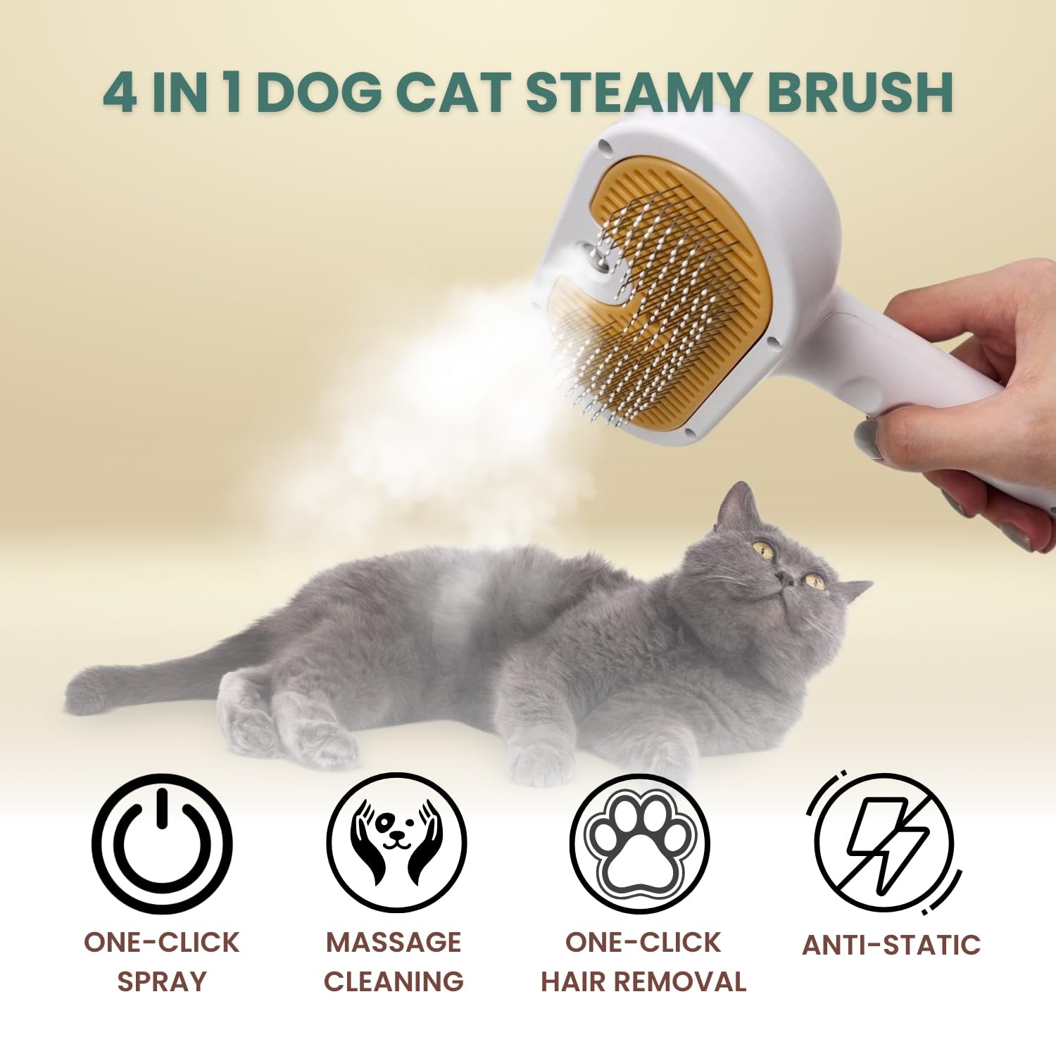 Pet Steam Brush