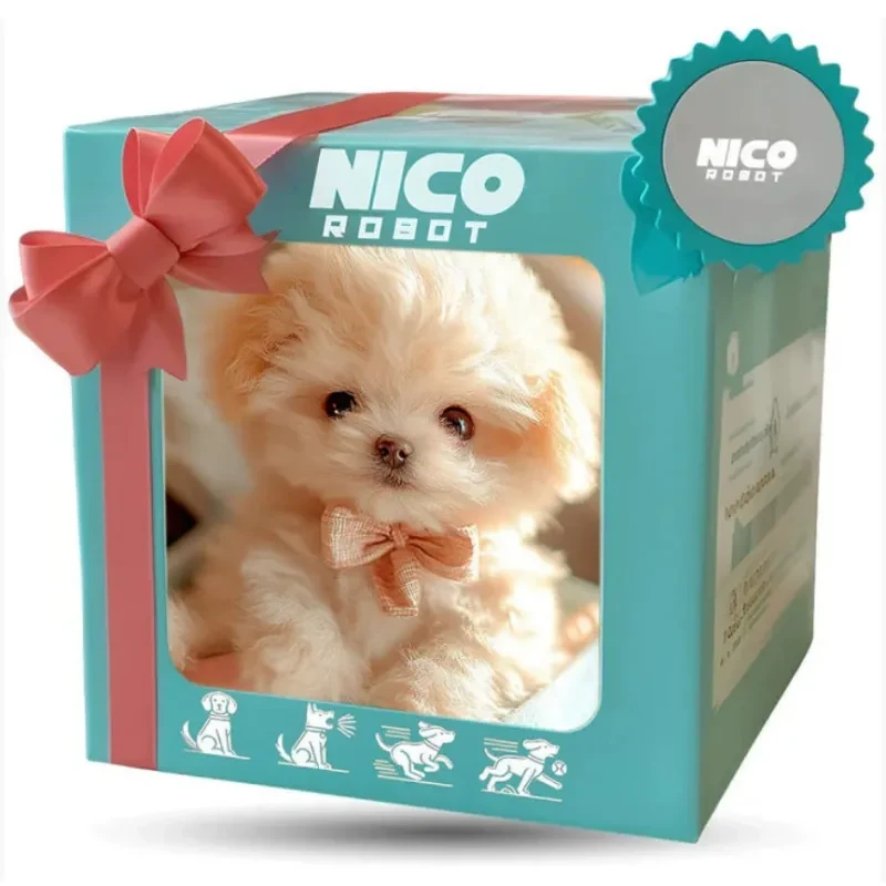 Interactive Robot Kitten, Realistic PlushHoliday HaulRobotic Cat Toy That Walks, Wags Tail & MakesSounds, Cute Pet Toy Gift for Kids & Adults