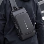 Anti-Theft USB Charging Crossbody Backpack