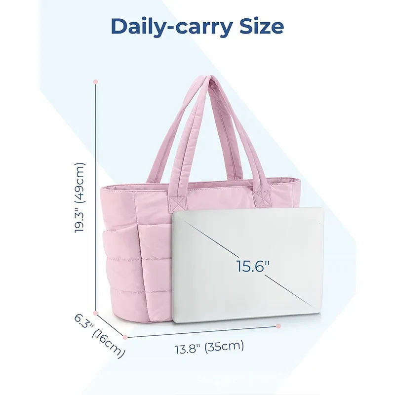 The Roomy Puffy Tote Bag
