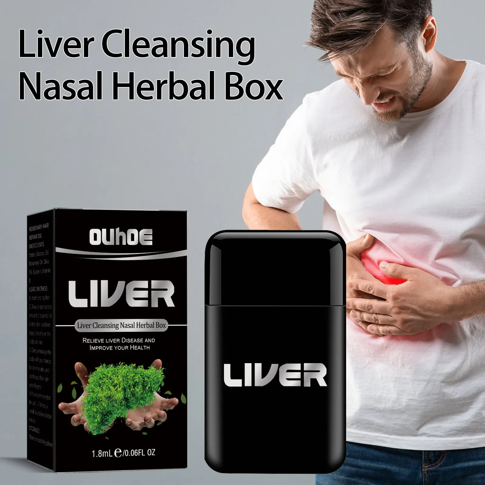 Ouhoe® Liver Cleansing Nasal Herbal Box