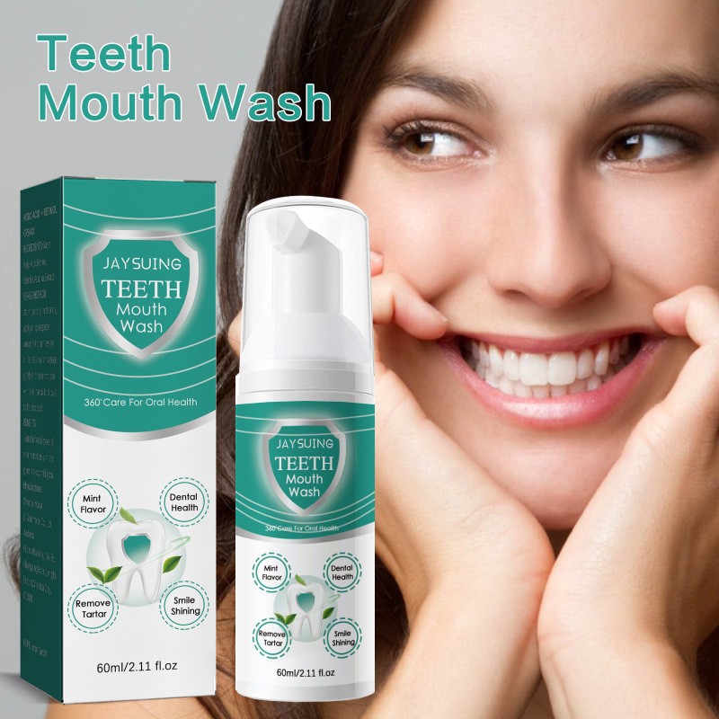 JAYSUING - Teeth Mouth Wash 360° Care For Oral Health Mint Flavor 60ml/2.11 fl.oz
