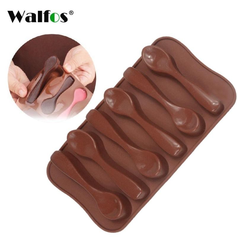 Spoon shape Silicone chocolates mold