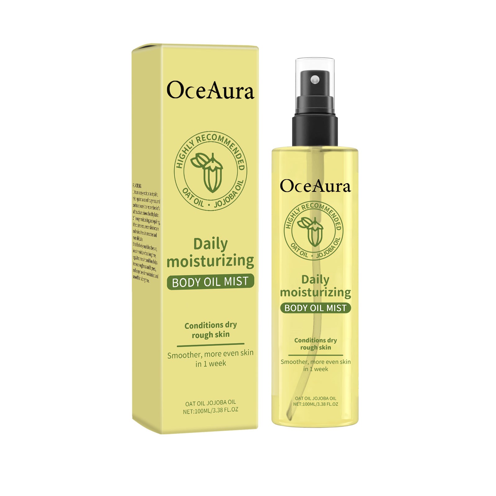 OceAura Daily Moisturizing Body Oil Mist