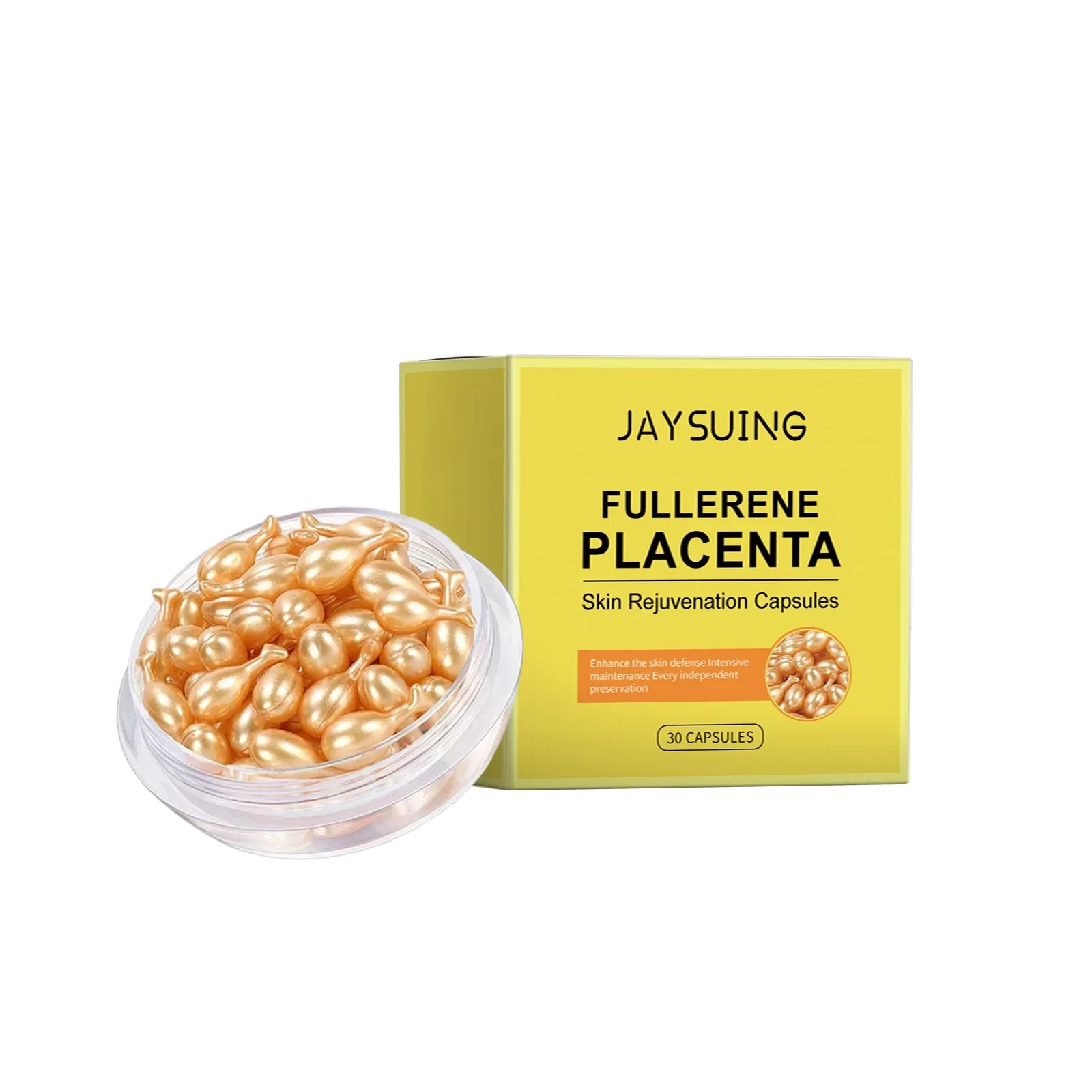 Fullerene Placenta Skin Rejuvenation Capsules
