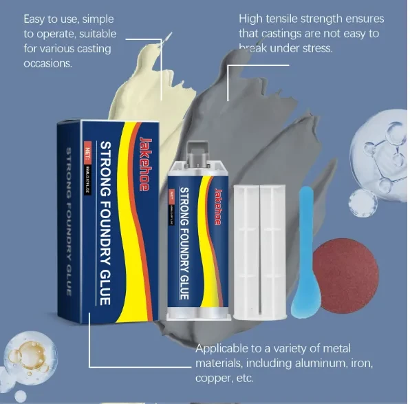 🔥 High Temp Metal Repair Glue - Iron-Like Strength