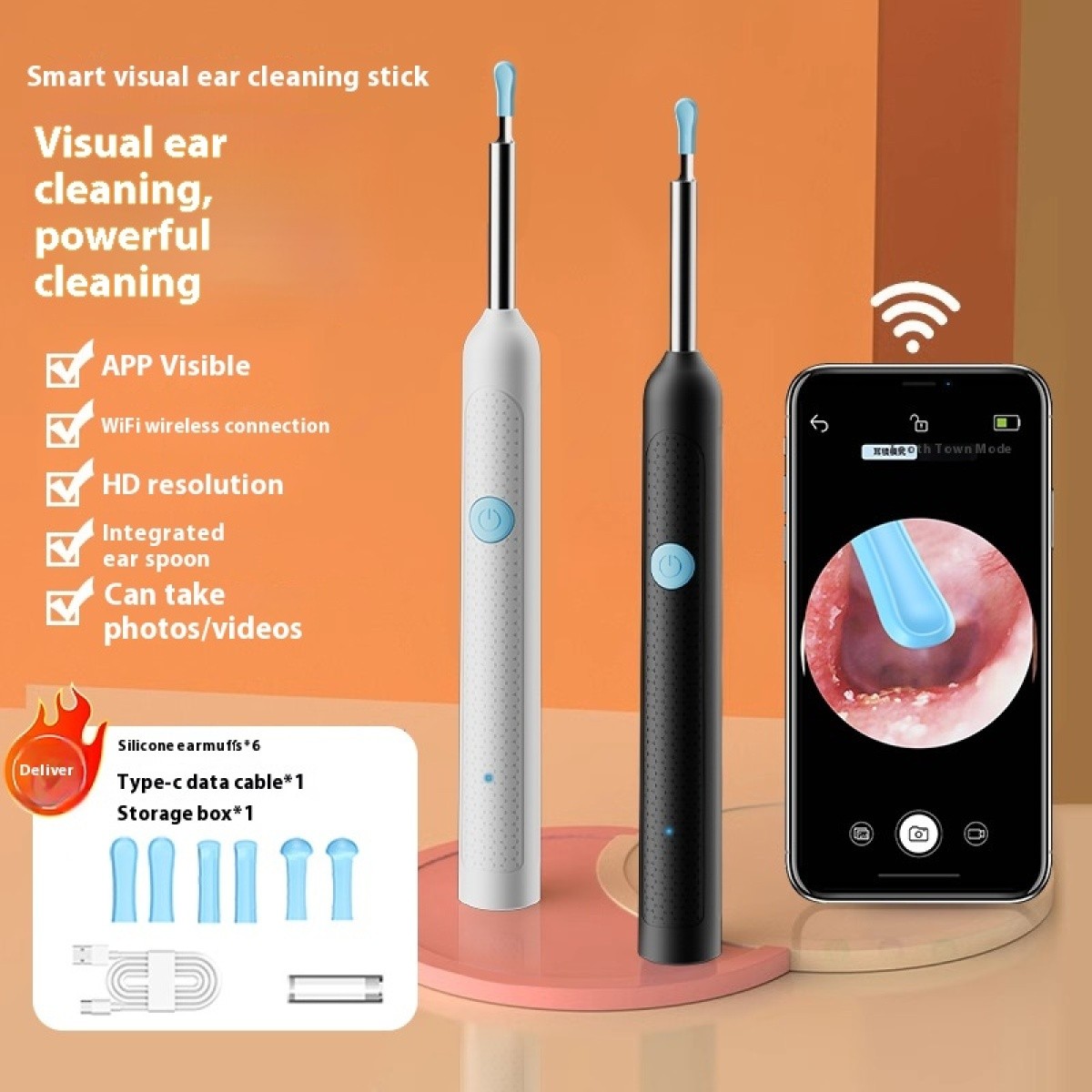 Wireless Earwax Remover Kit