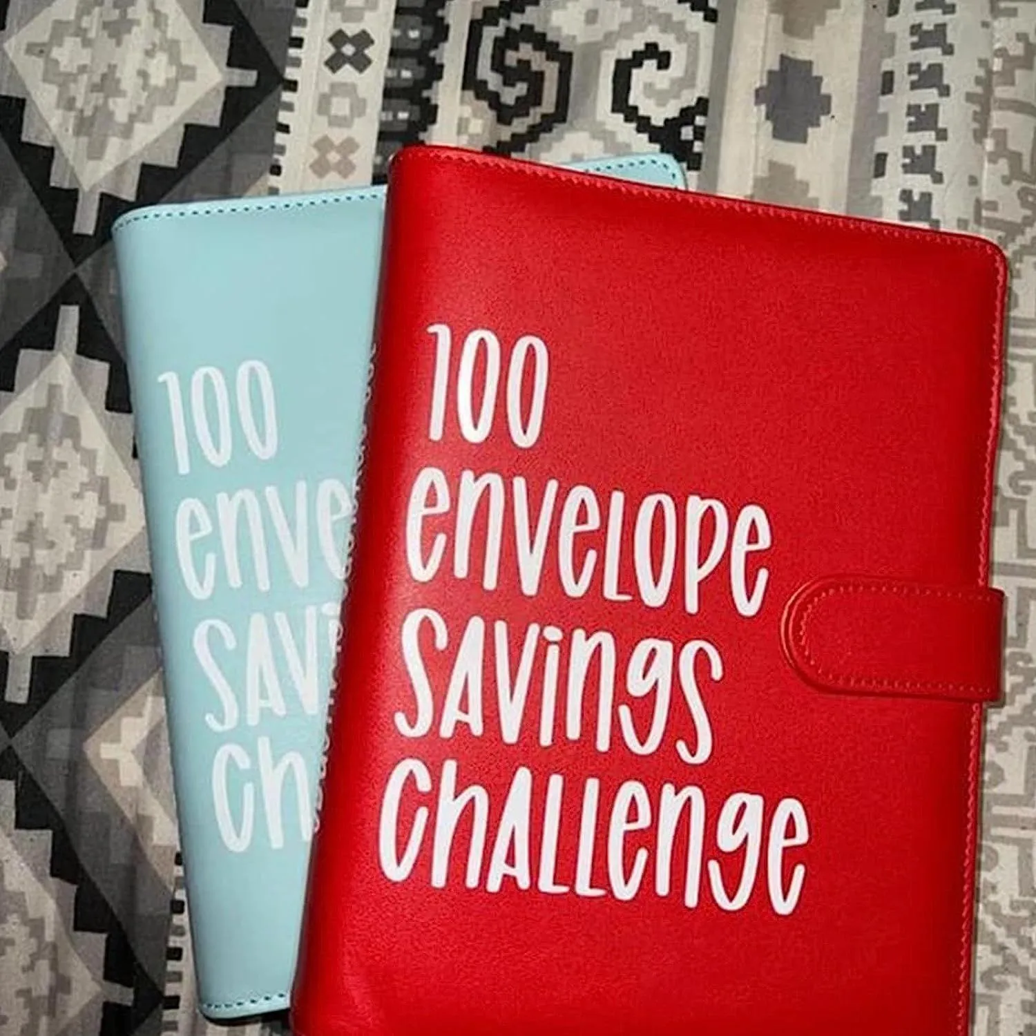 100 Envelope Challenge Binder Notepad
