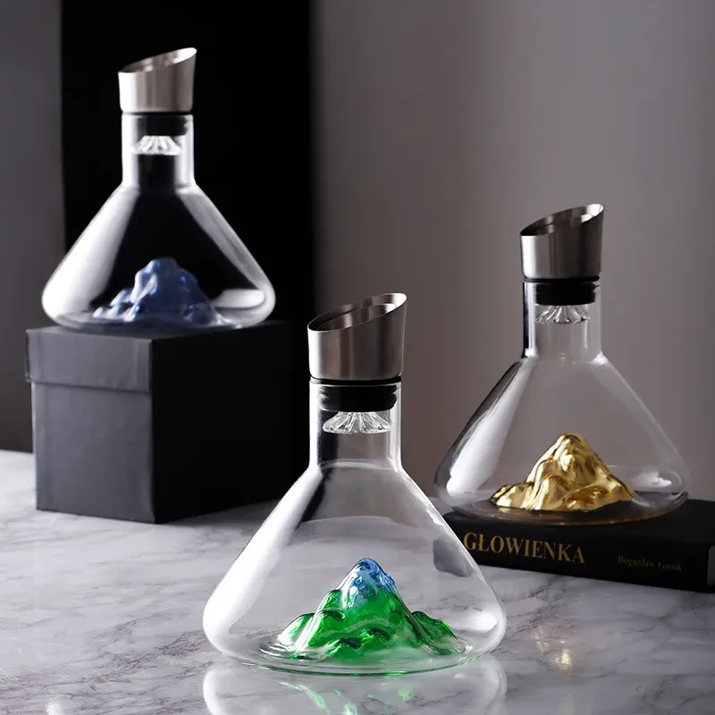 Iceberg Waterfall Bottle - Enhanced Aeration Decanter