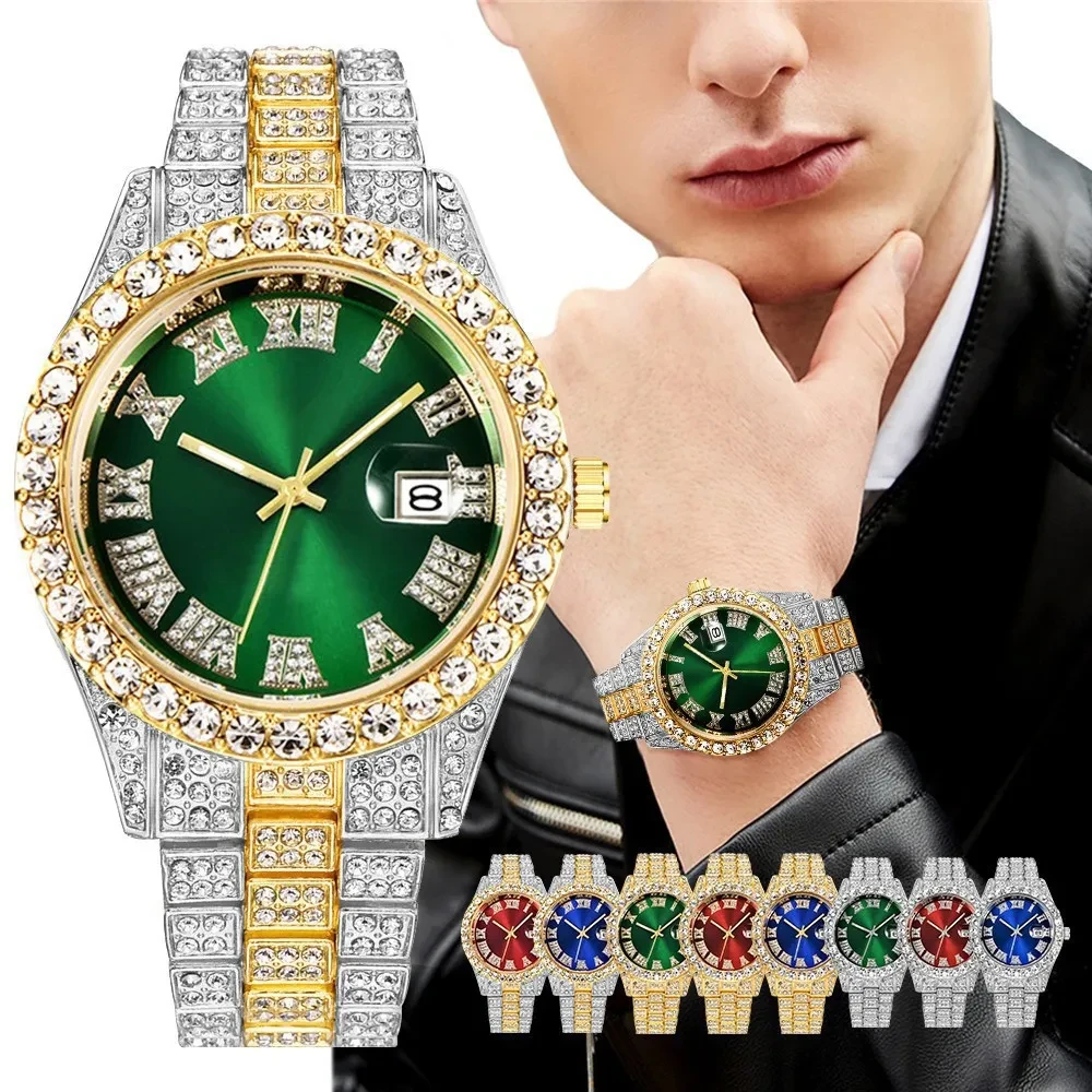 Luxury Diamond Quartz Watch