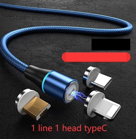 Fast Universal 3-in-1 Magnetic Charging Cable
