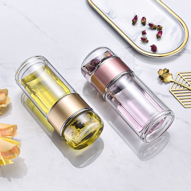 Double Glass Bottle