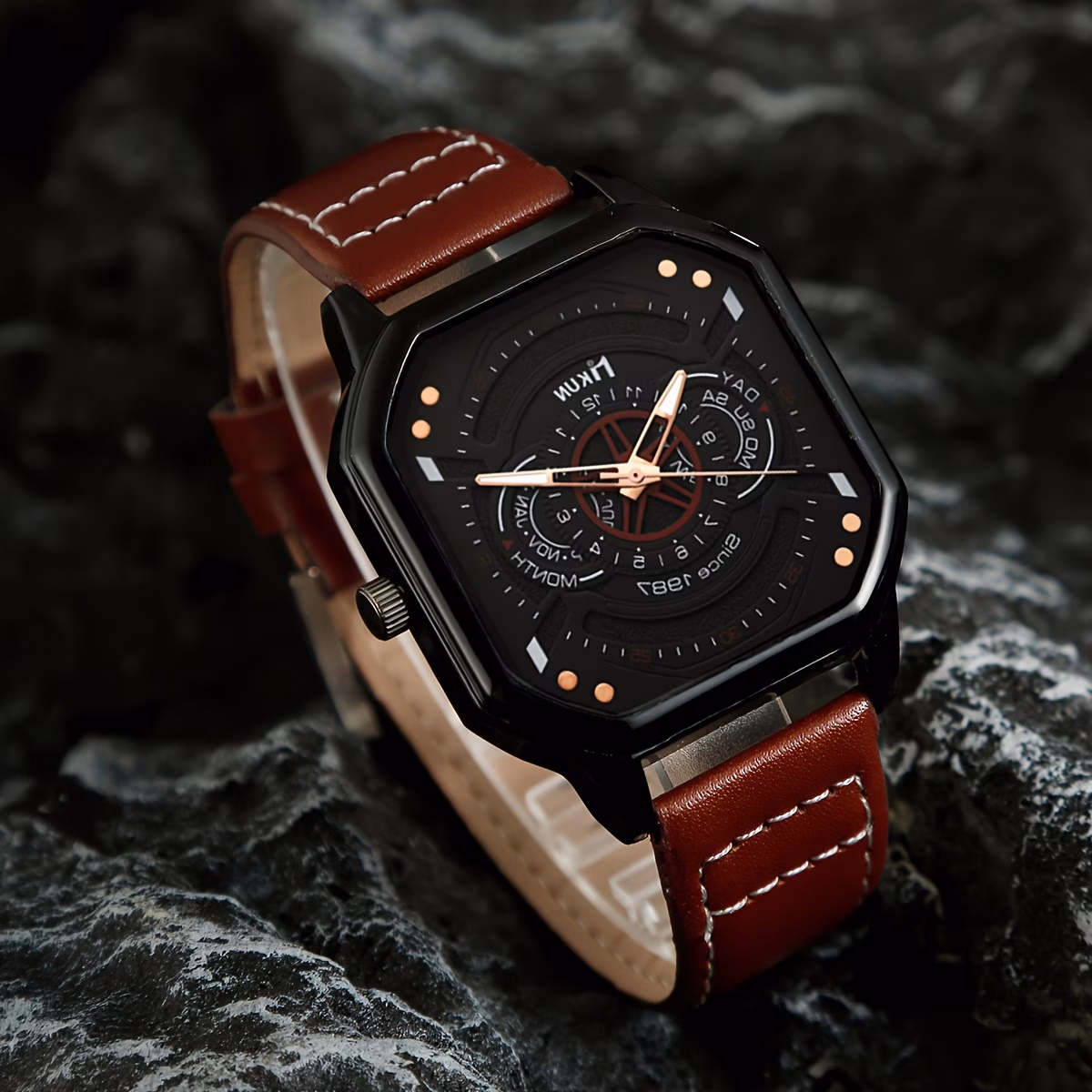 Mens Watch Wallet Set