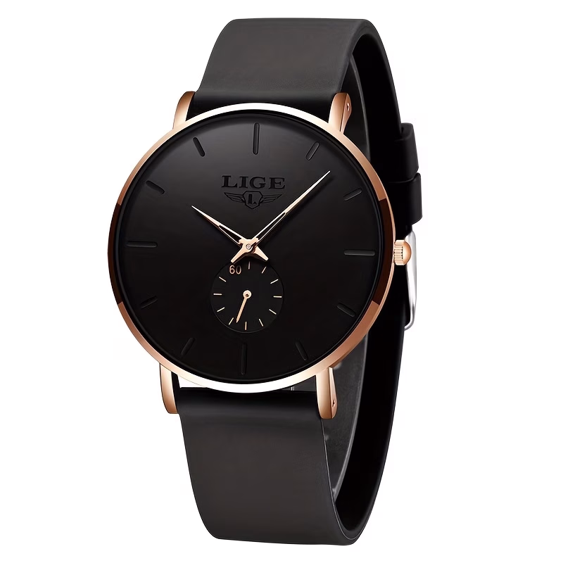 LIGE Ultra Thin Watch