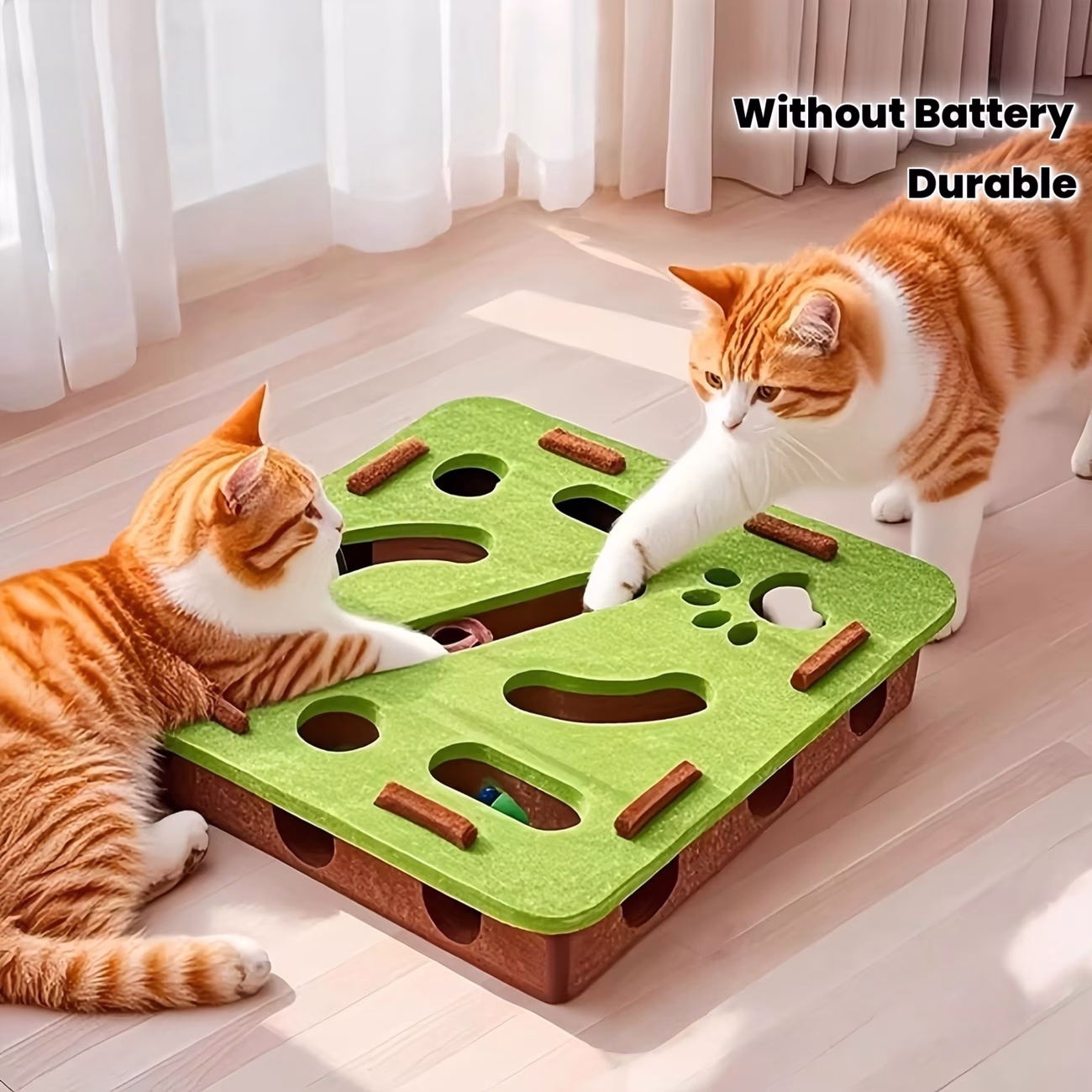 Cat Fun Box | Durable and Scratch-Resistant Cat Toy - square